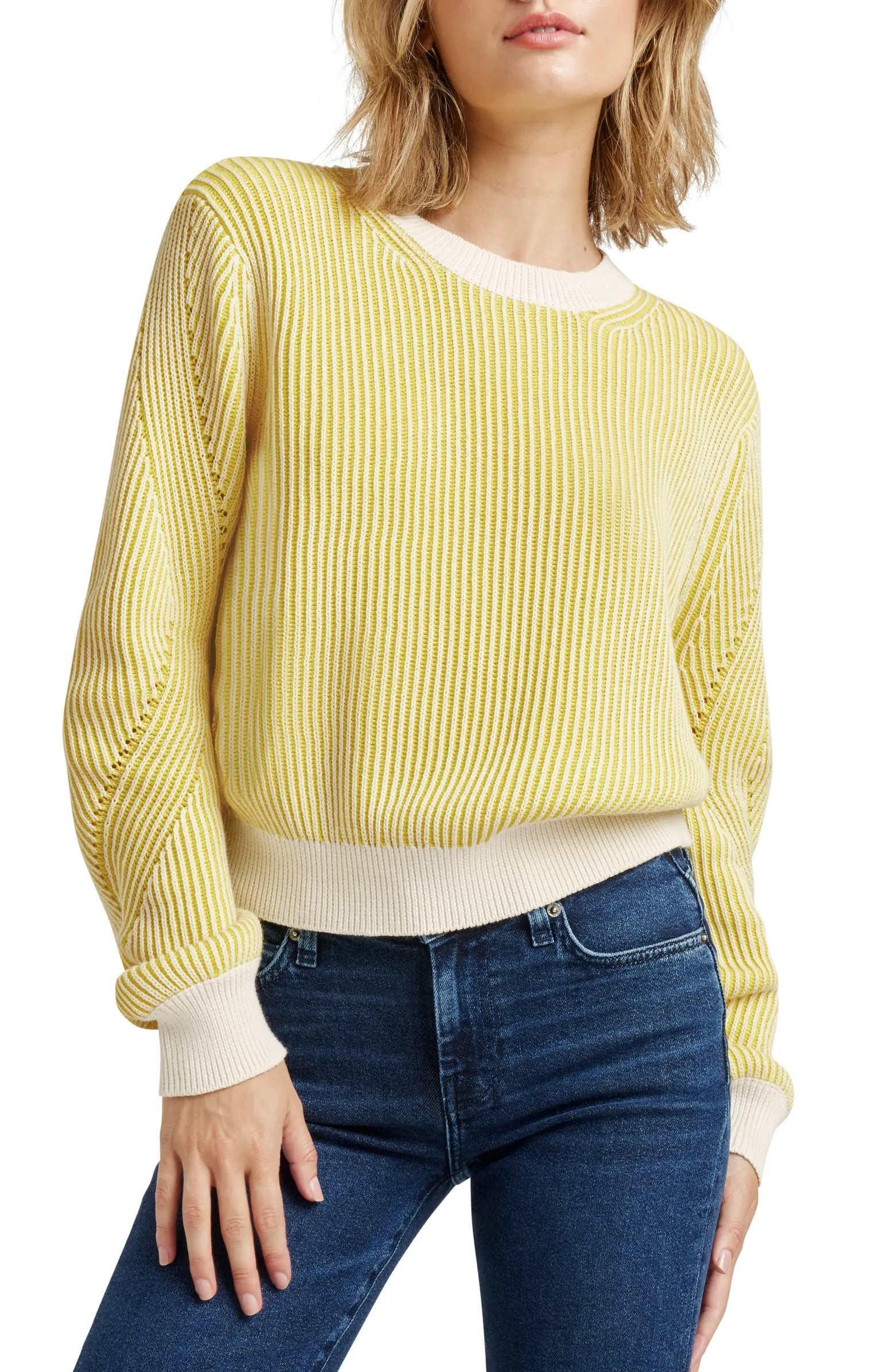 Ashlyn Rib Cotton Sweater | Nordstrom
