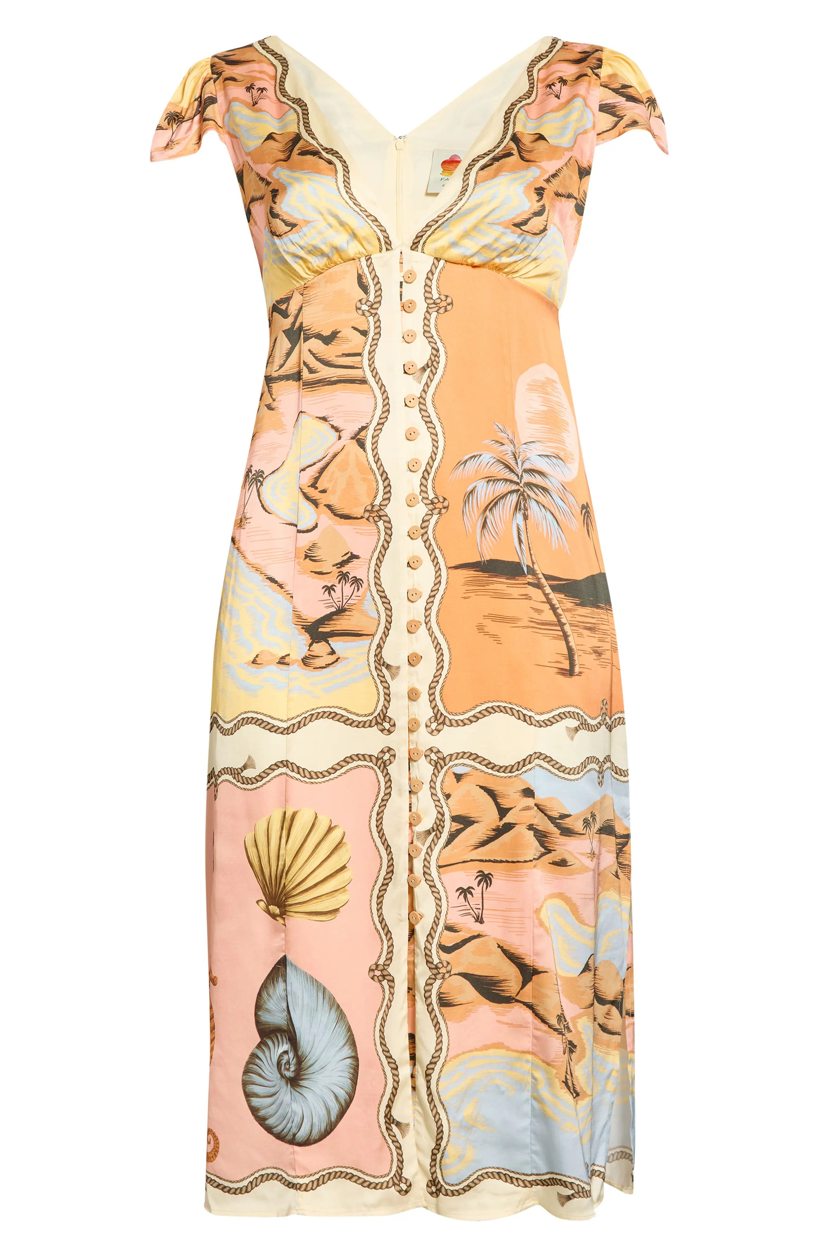 Rio Mixed Scarf Print Voile Dress (Women) | Nordstrom | Nordstrom