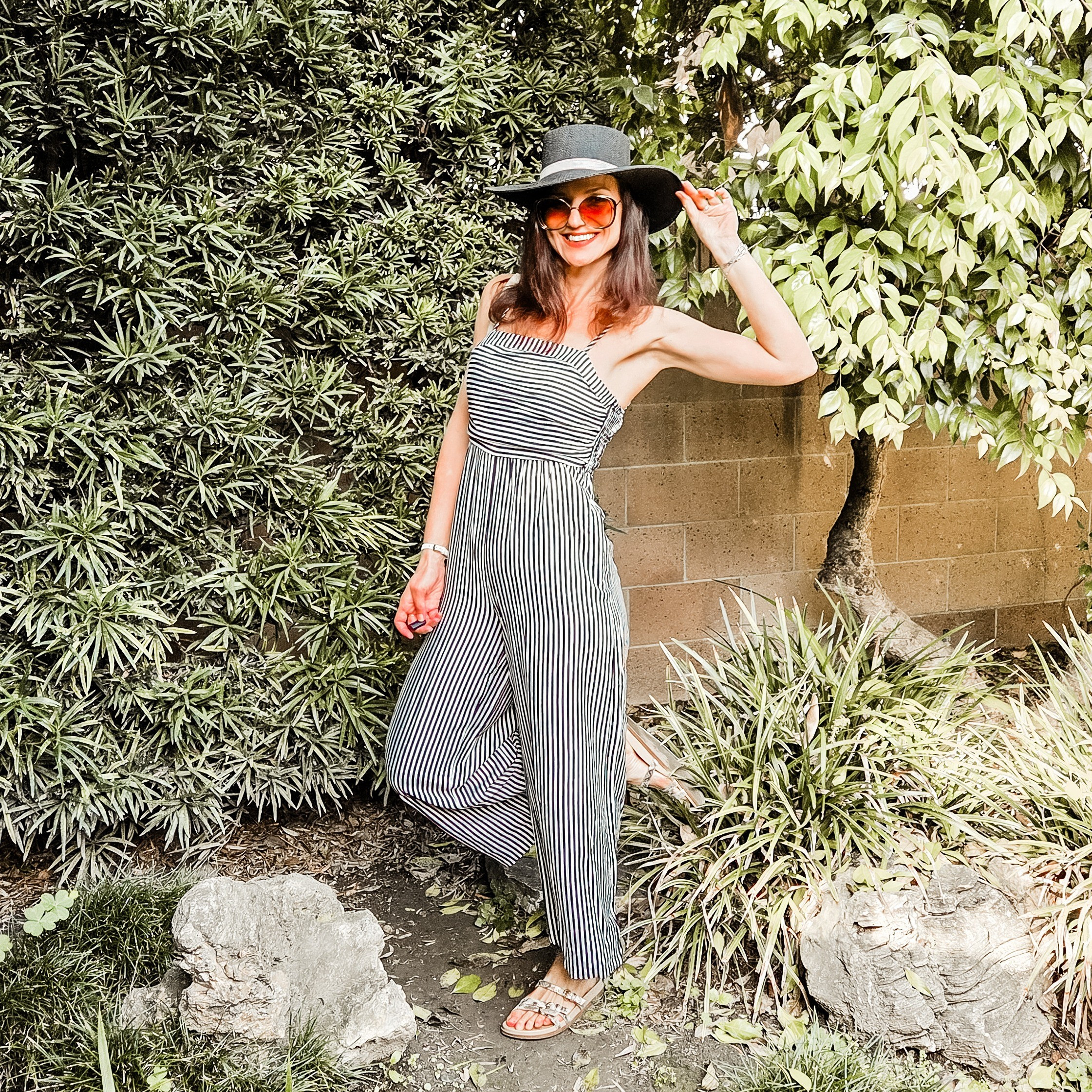 I am a huge fan of jumpsuits and this one is so cute. I can dress it up with a pair of heels or keep it casual with so.e flat sandals. 

#LTKootd #LTKOver40 #LTKTall