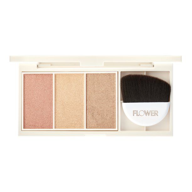 FLOWER Beauty Shimmer & Strobe Highlight Palette - Sunkissed Shimmer - Walmart.com | Walmart (US)