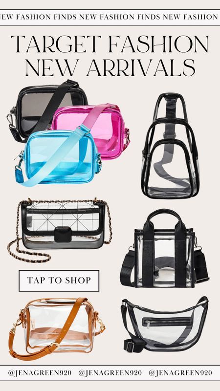 Target New Arrivals | Clear Stadium Bags | Clear Bags | Clear Purses 

#LTKfindsunder100 #LTKfindsunder50 #LTKstyletip