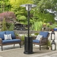 Mainstays 48,000 BTU Propane Gas Outdoor Freestanding Metal Patio Heater, Black | Walmart (US)