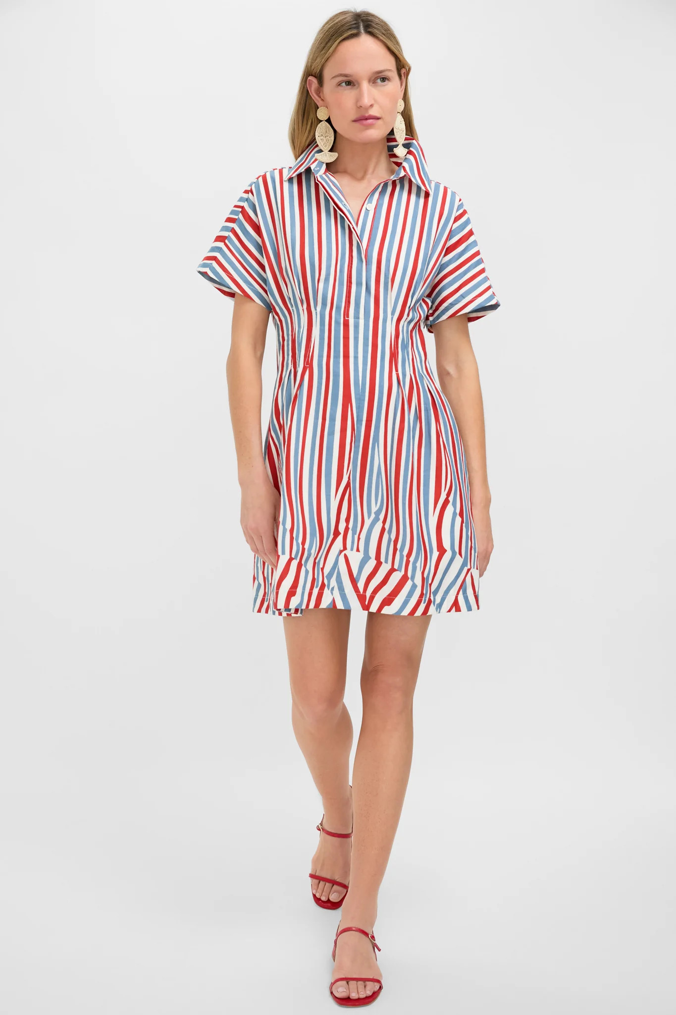 Americana Stripe Mini Callie Dress | Tuckernuck (US)
