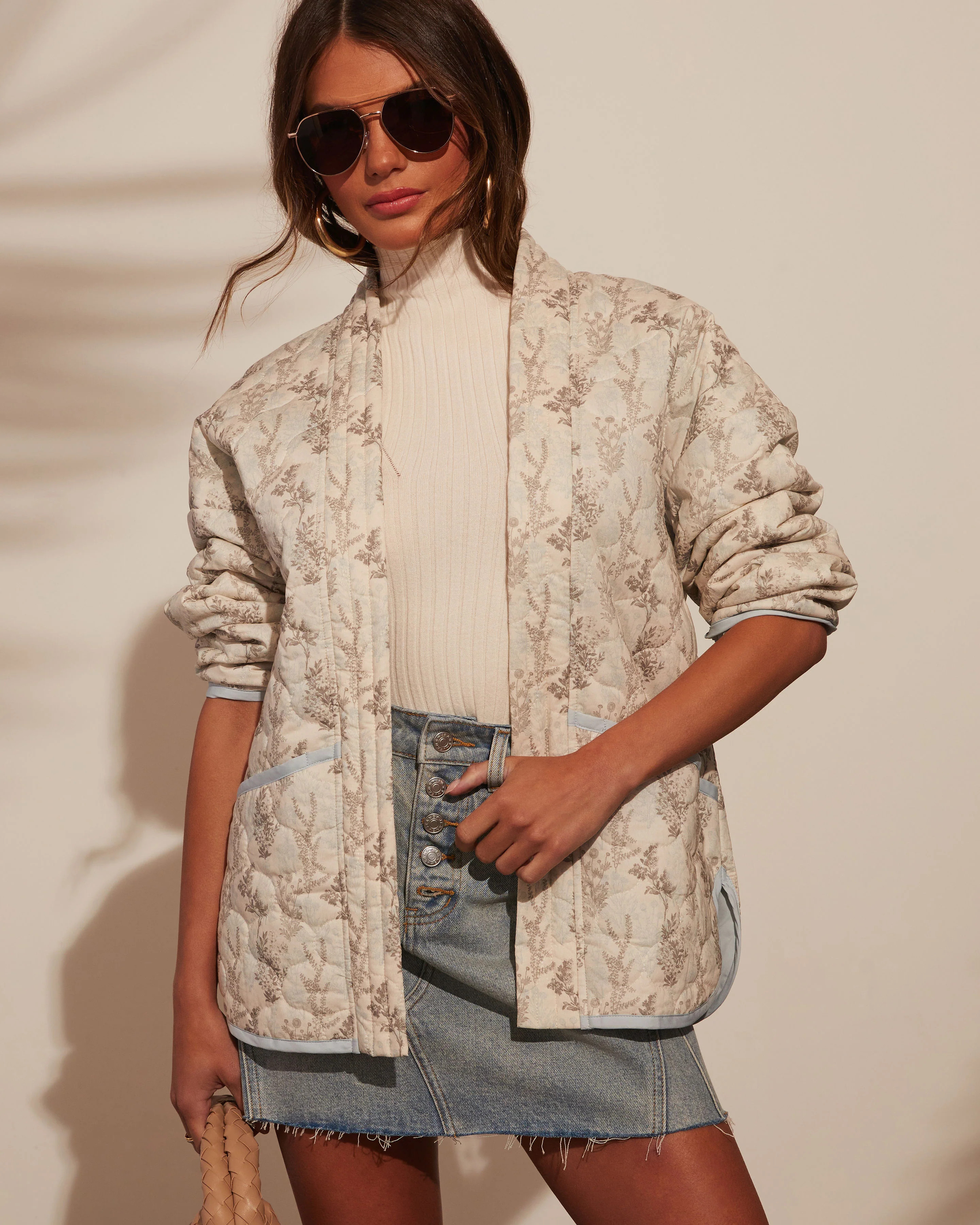 Maggy Open Front Quilted Jacket | VICI