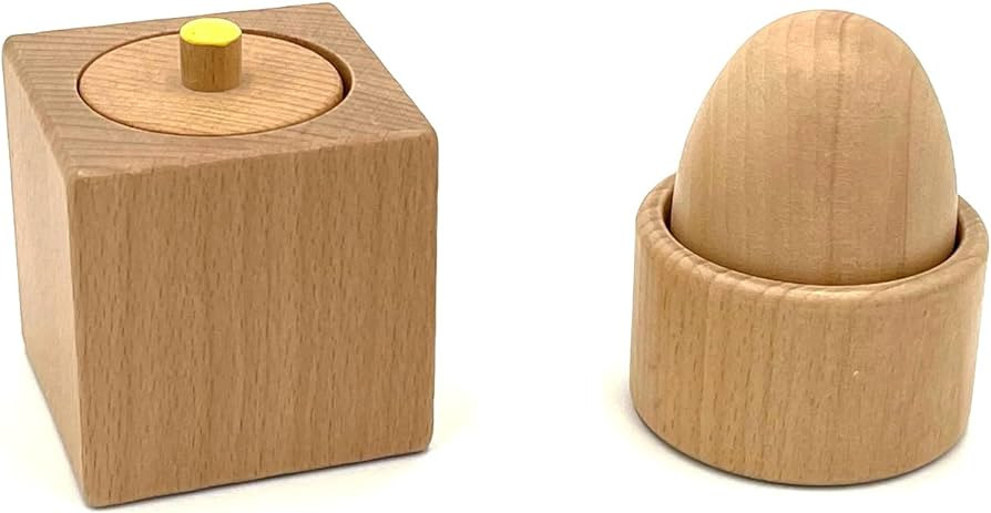 Leticia's Corner Set of Wooden Pincer Grasp and Egg Cup Puzzles, Pincer Puzzles, First Puzzles, M... | Amazon (US)