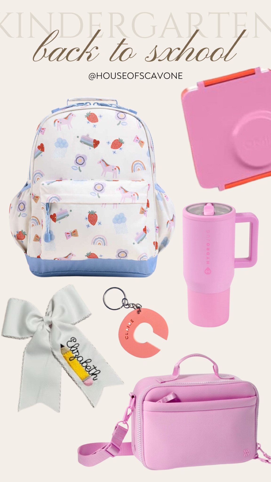 cutest kindergarten set up #backtoschool #bts #kindergarten #backpack #bookbag #crateandkids #schoolbow #hairbow #backtoschoolbow #lunchbox 

#LTKFindsUnder50 #LTKBacktoSchool #LTKKids