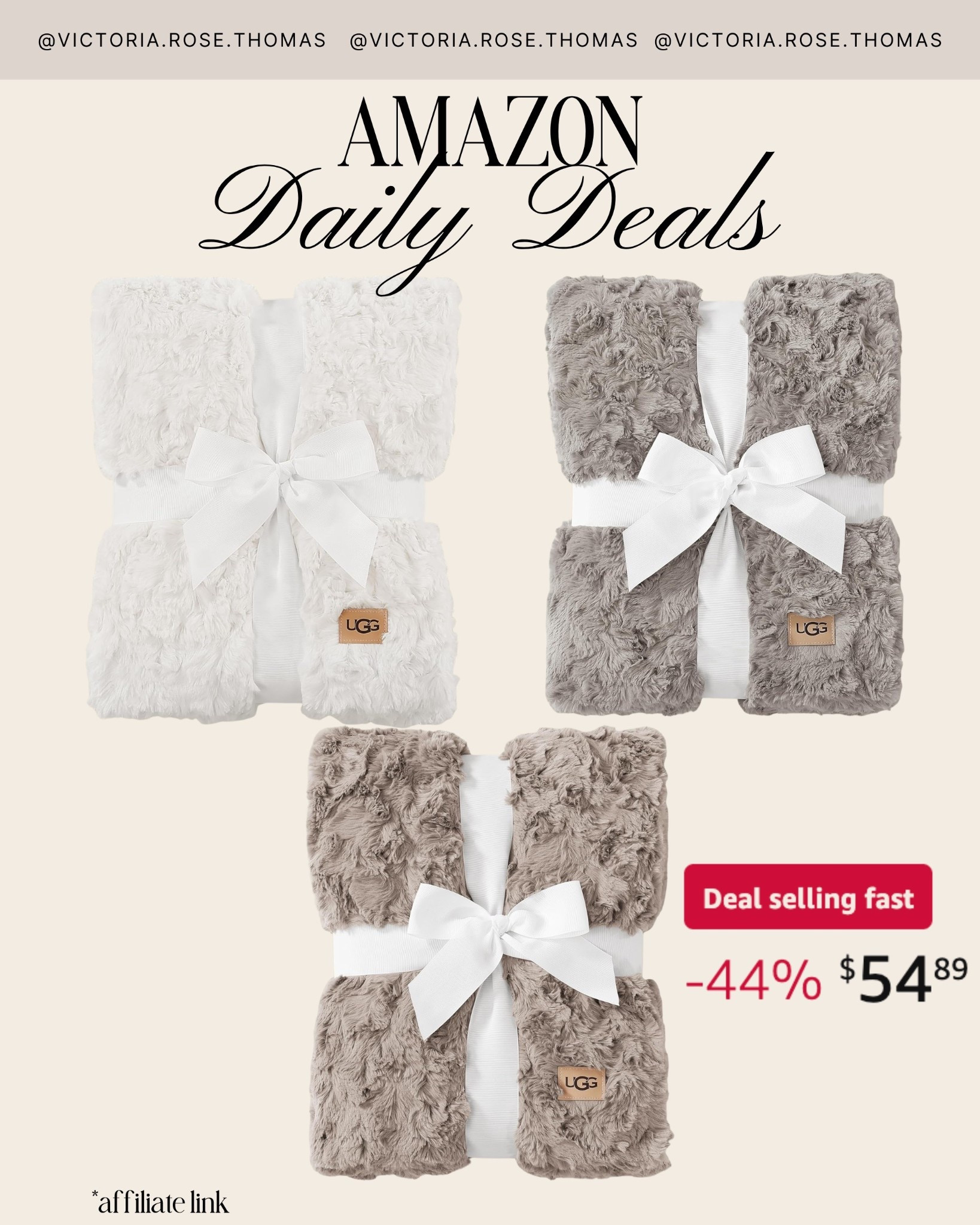 Last minute Christmas gift tied up with a bow from Amazon! These UGG throw blankets are a bestseller 

Stylewithnosecrets 
Last minute Christmas
Amazon Christmas
Christmas gifts 
Throw blankets
Uggs
Gifts for her
Office gifts
Gifts for him
Gifts for mom
Gifts for grandma 

#LTKSaleAlert #LTKFindsUnder50 #LTKGiftGuide