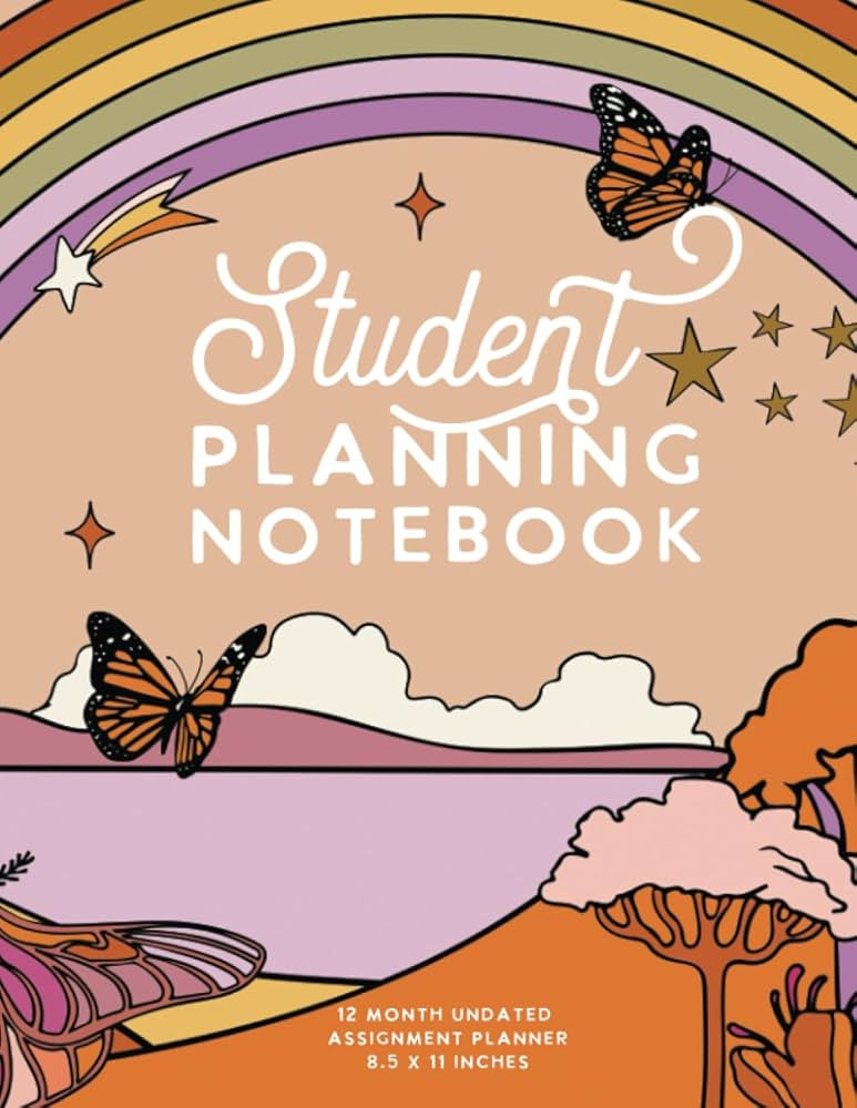 Student Weekly Planning Notebook (Dreamland Series): 12 Month Undated Academic Planner by schooln... | Amazon (US)