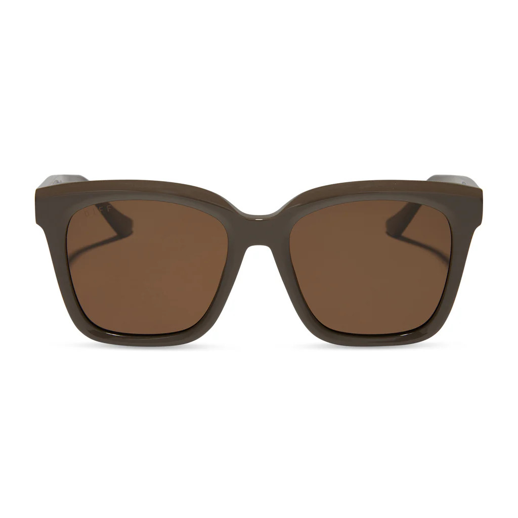 MEREDITH - LONDON STONE + TRUFFLE + POLARIZED SUNGLASSES | DIFF Eyewear