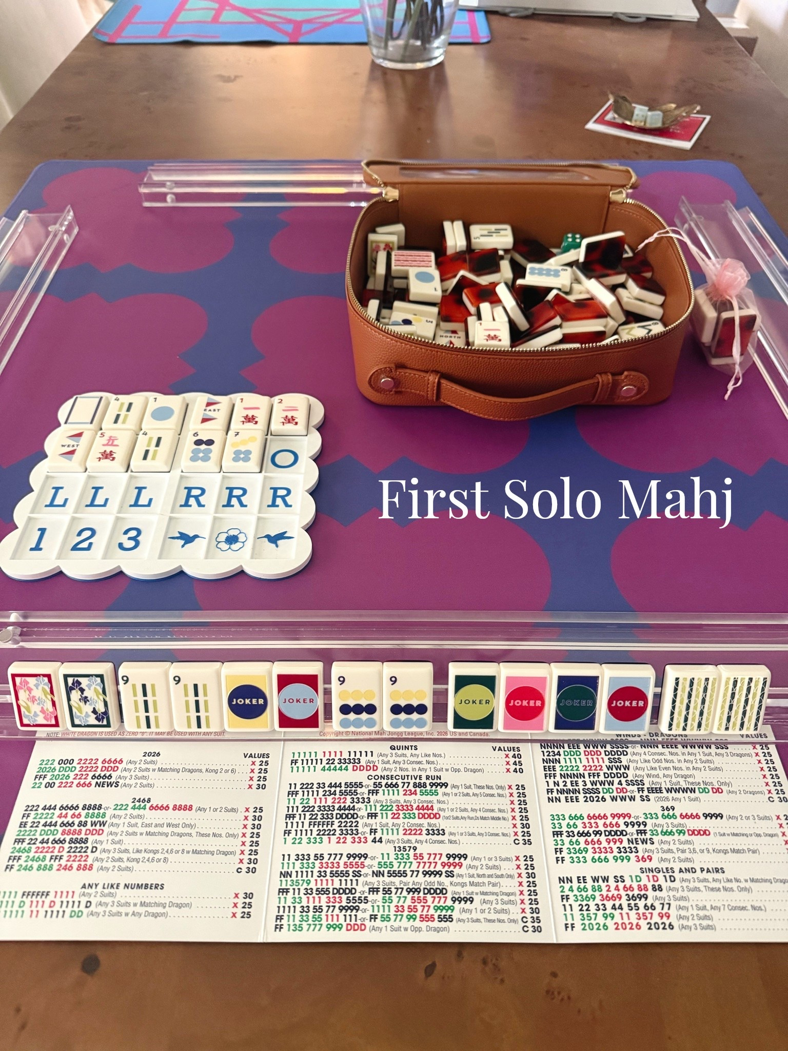 Officially entered my solo mahj era 💜🎲

#LTKdayinmylife #LTKmomlife #LTKOver40
