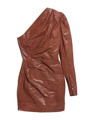 Dsquared2 Woman Mini dress Brown Size 2 Ovine leather | YOOX (US)