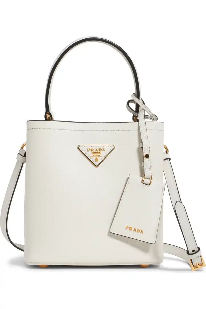 Small Saffiano Leather Bucket Bag | Nordstrom