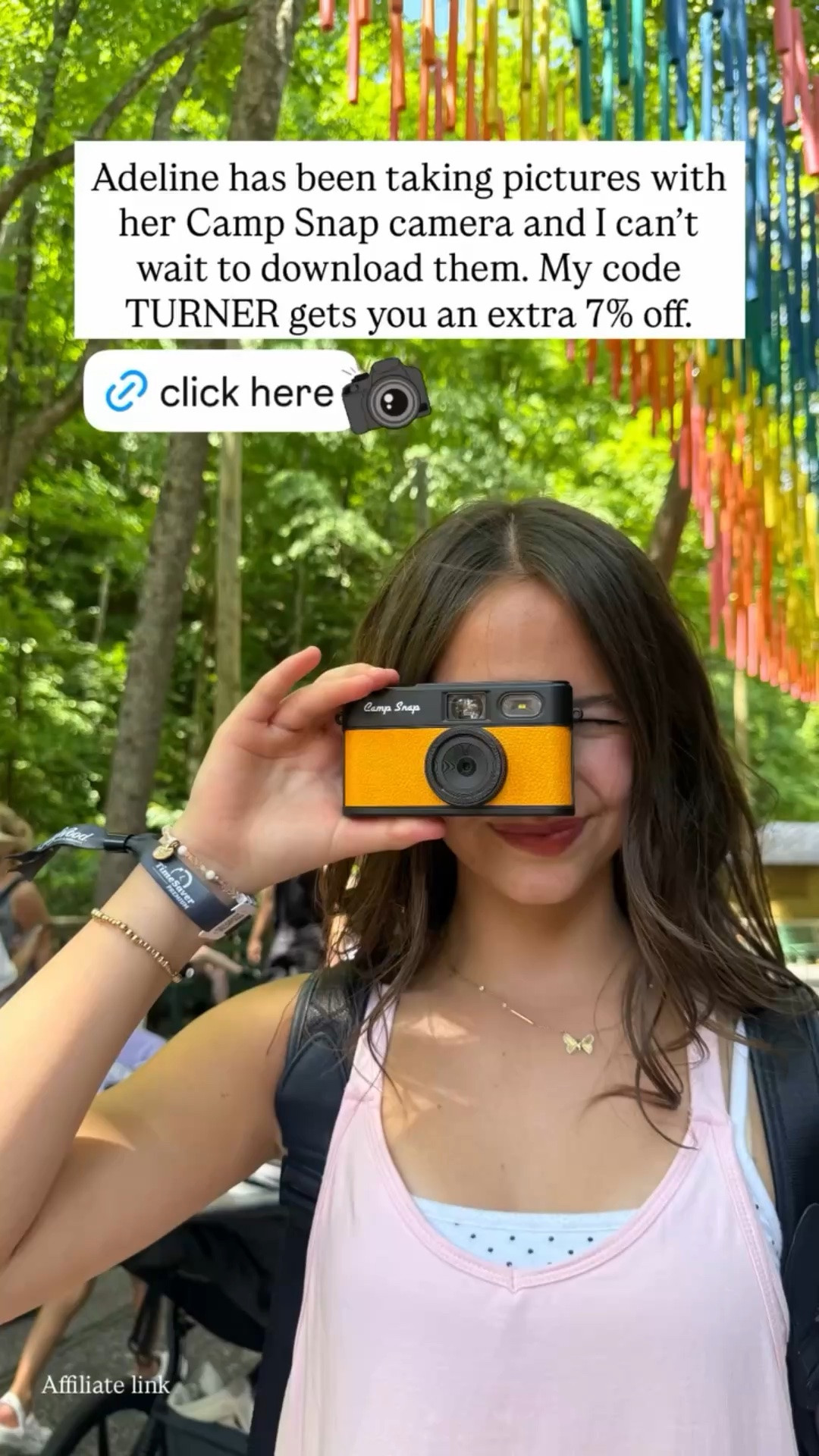 Adeline has been taking pictures with her Camp Snap camera and I can’t wait to download them. My code TURNER gets you an extra 7% off. 

#camera

#LTKdayinmylife #LTKKids #LTKTravel