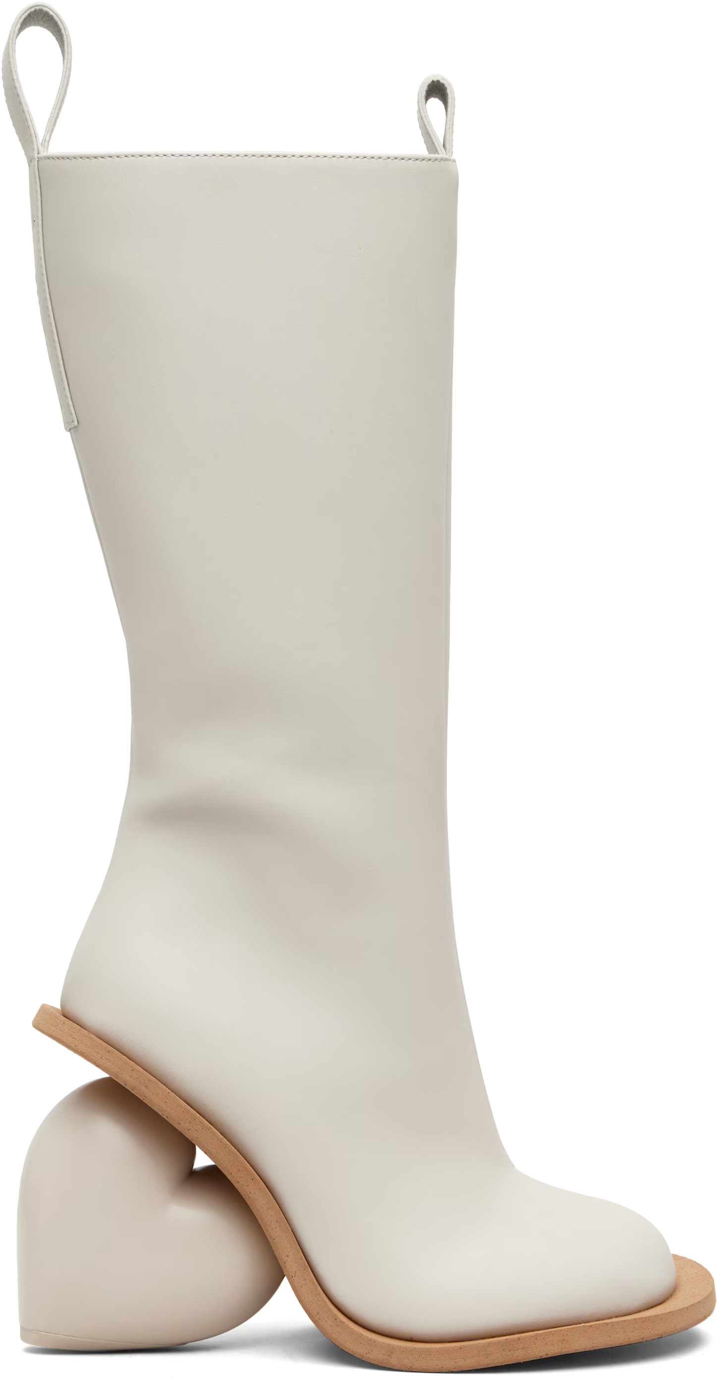 SSENSE Exclusive Beige Love Tall Boots | SSENSE