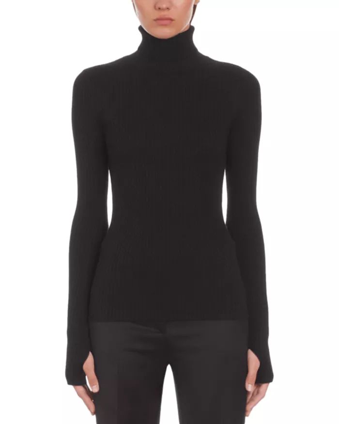 Ribbed Knit Turtleneck Sweater | Bloomingdale's (US)