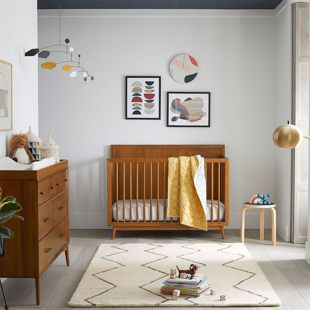 Mid-Century 4-in-1 Convertible Crib | West Elm (US)