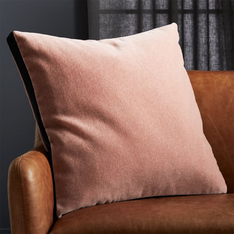 23" Pink Mohair Pillow | CB2 | CB2