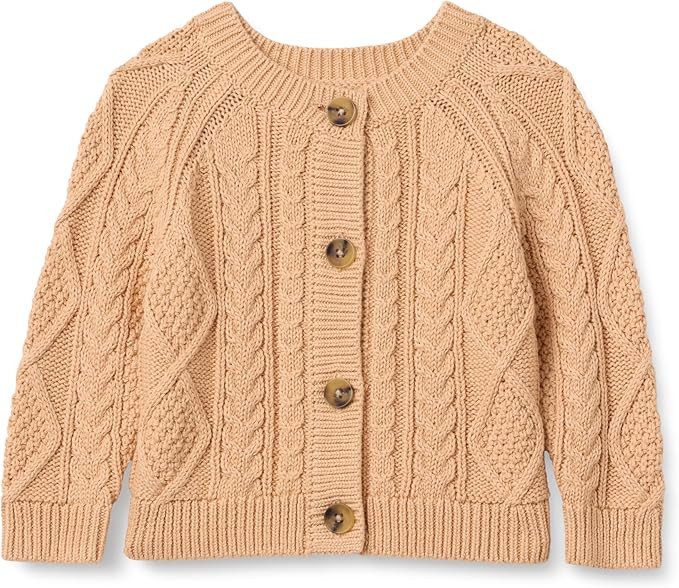 Amazon Essentials x Sofia Grainge Unisex Toddlers and Babies' Fisherman Cardigan Sweater | Amazon (US)