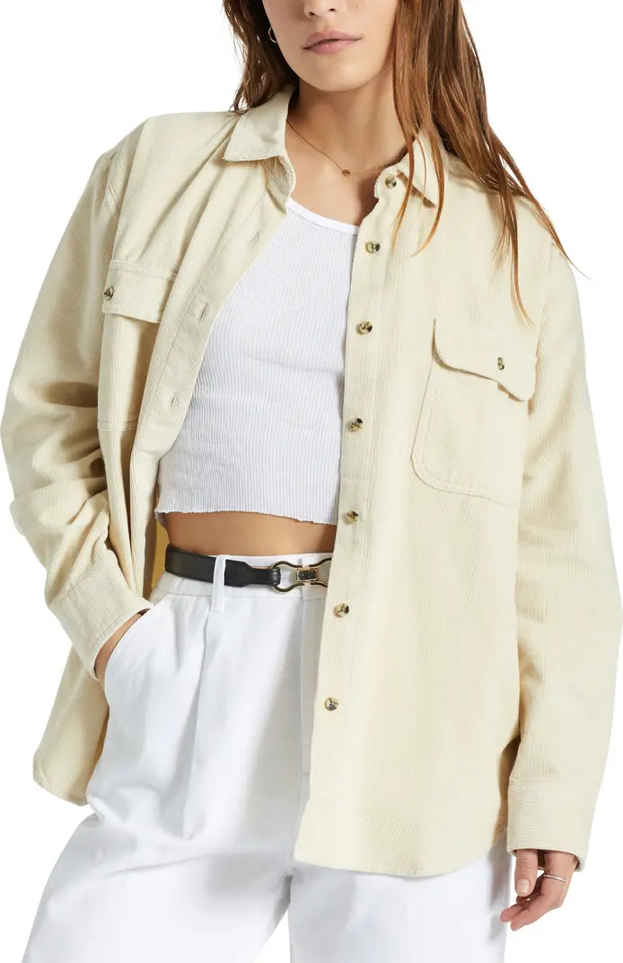 Bowery Oversize Corduroy Shirt Jacket | Nordstrom