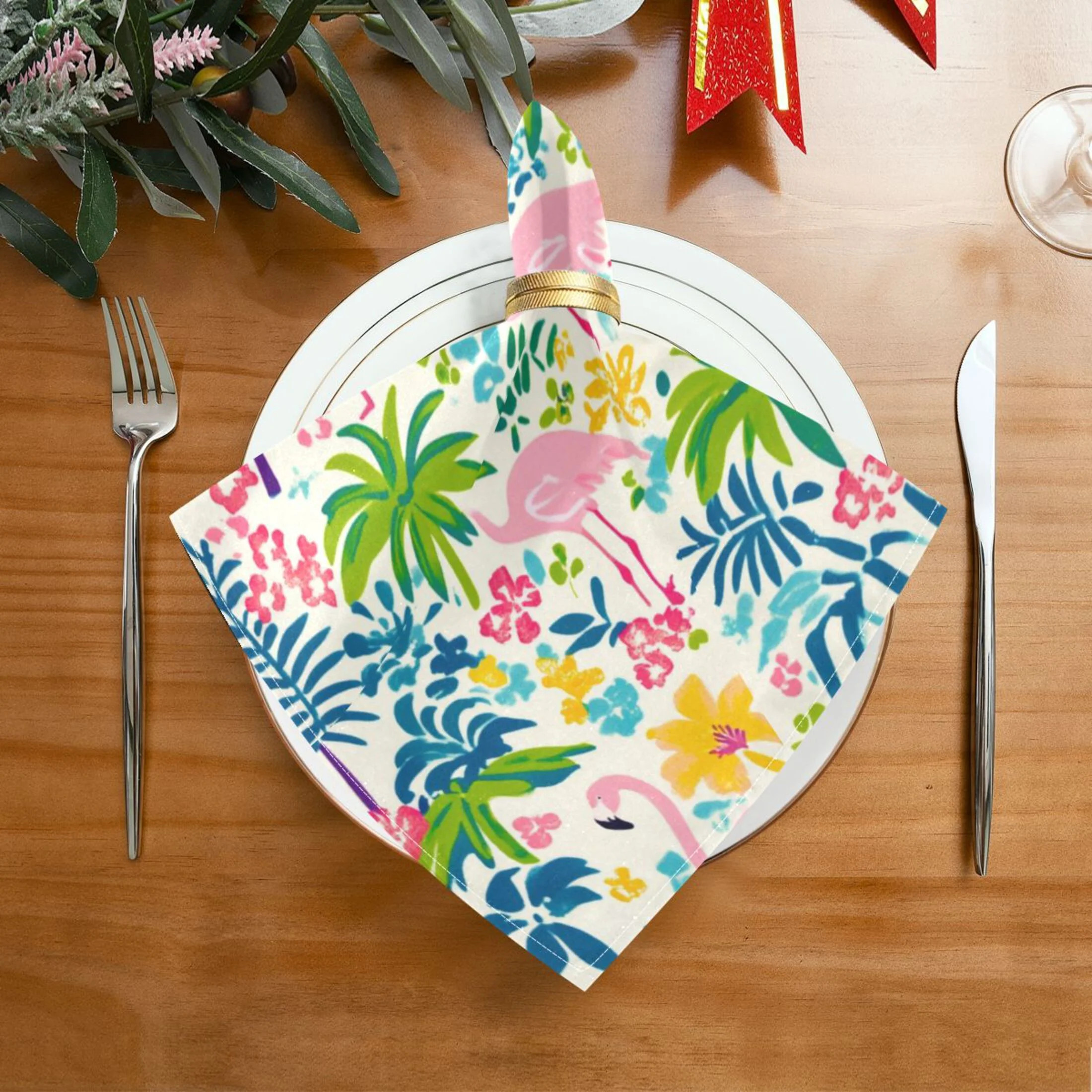 4 Pack 20'' x20" Satin Table Napkins Dinner Napkins for wedding Party Decoration events Colorful ... | Walmart (US)