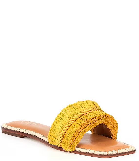 x The Nat Note Madruga Braided Raffia Flat Sandals | Dillard's