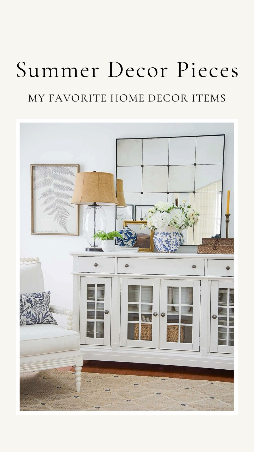 Summer Decor Pieces that I’m loving right now! 

#LTKSeasonal #LTKHome #LTKVideo