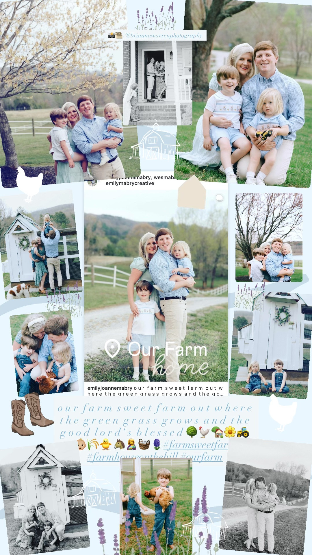 o u r  f a r m  s w e e t  f a r m  o u t  w h e r e  t h e  g r e e n  g r a s s  g r o w s  a n d  t h e  g o o d  l o r d ‘ s  b l e s s e d 🌳🐓🏡🌼🚜👶🏼🌾🐥🐴🤱🧺🪻#farmsweetfarm #farmhouseonthehill #ourfarm 

#LTKHome #LTKKids #LTKmomlife