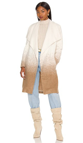 Ombre My Way Coat in Light Taupe | Revolve Clothing (Global)