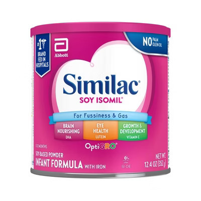 Similac Soy Isomil Powder Infant formula - 12.4oz | Target