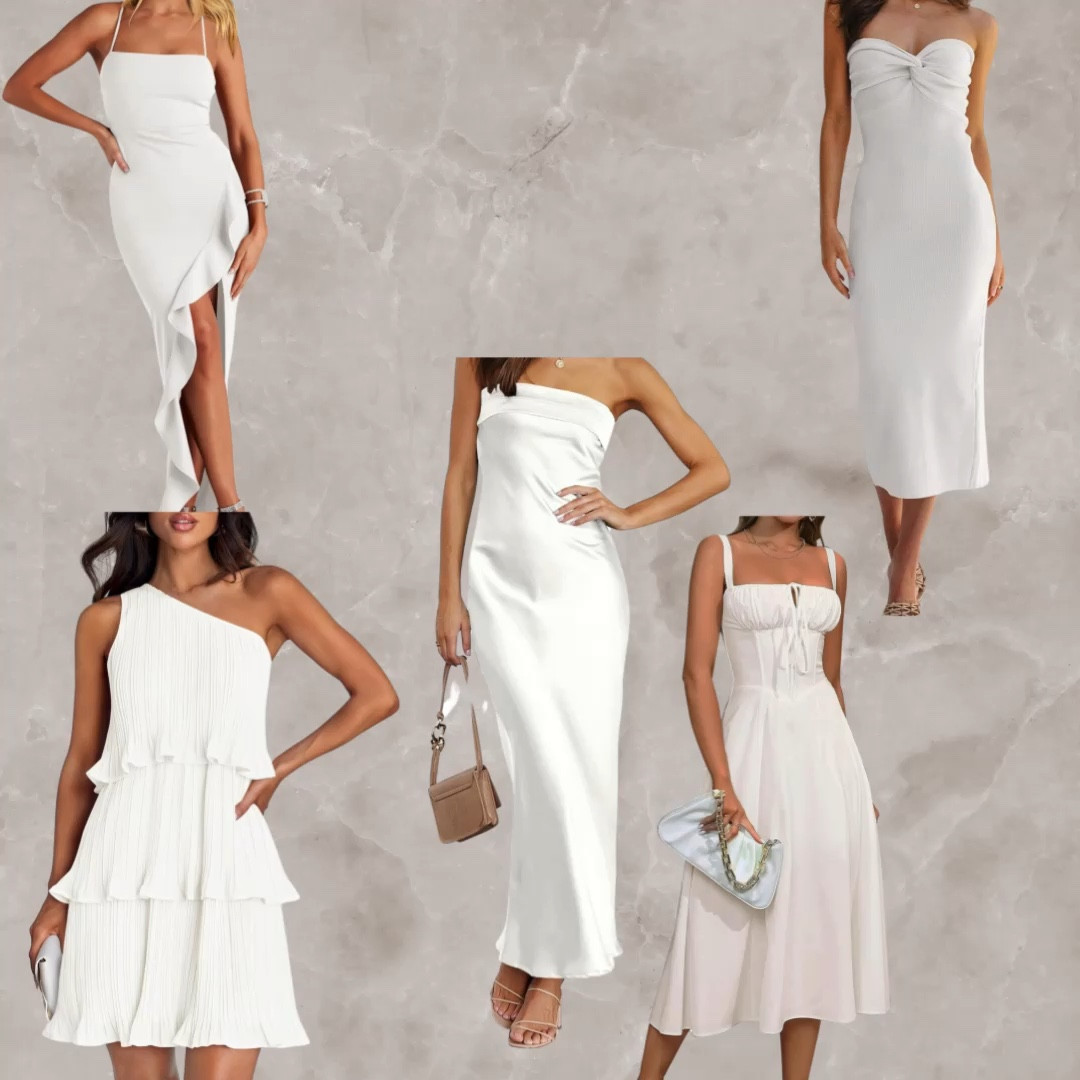 Amazon graduation white dresses 
Bridal shower 
Bachelorette 

#LTKstyletip #LTKSeasonal #LTKVideo