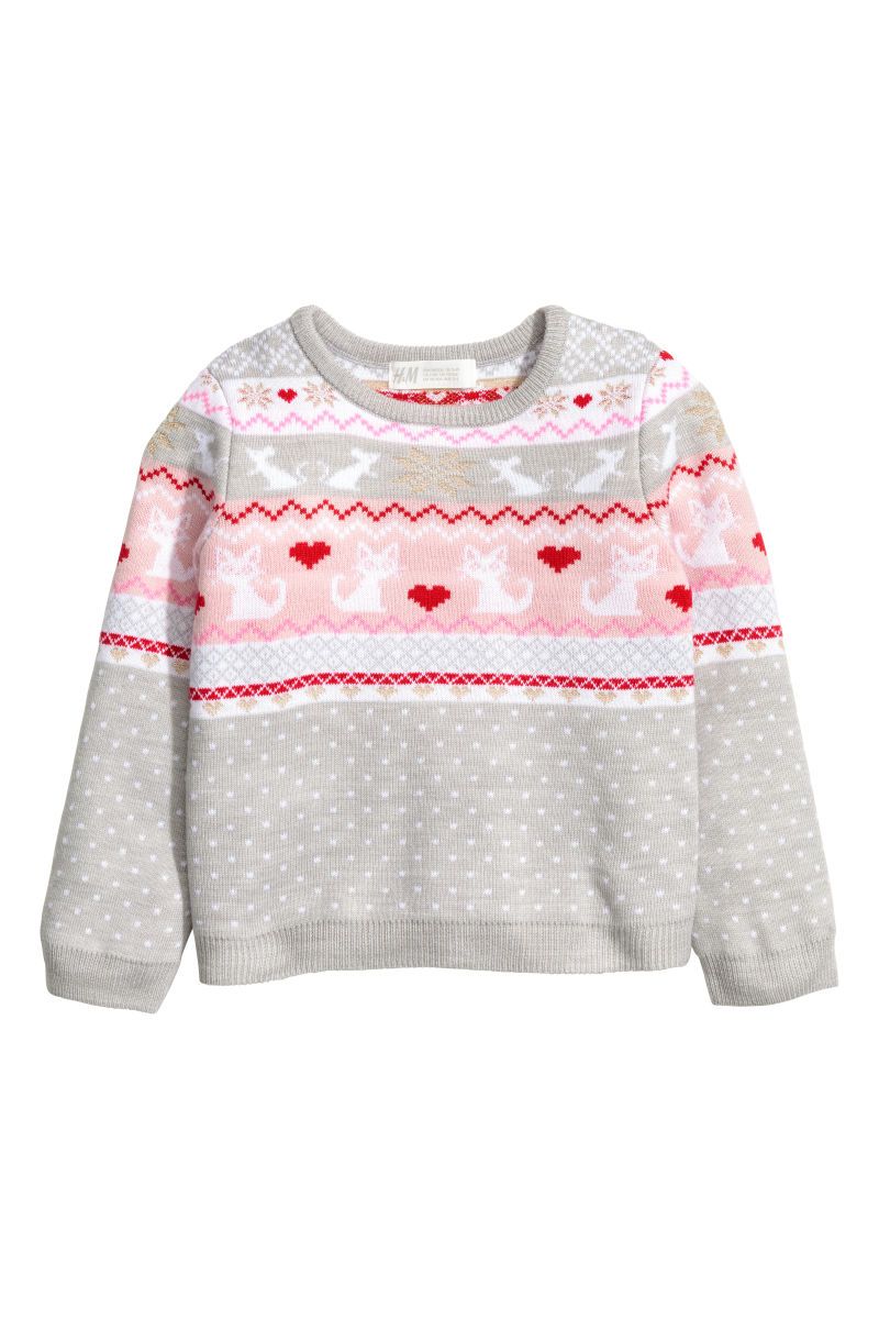 H&M Jacquard-knit Sweater $7.99 | H&M (US)