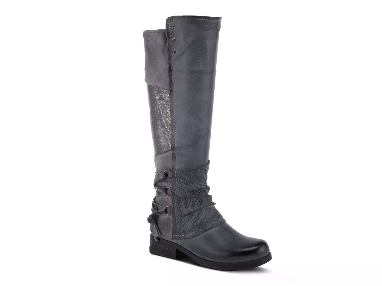 Patrizia Wide Width Maxie Riding Boot | Women's | Grey | Size EU 40 / US Womens 9-9.5 | Boots | DSW