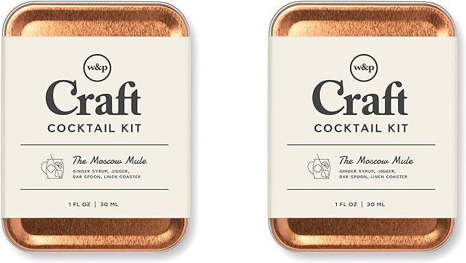W&P Craft Cocktail Kit, Moscow Mule, Portable Kit for Drinks on the Go, Carry On Cocktail Kit, Pa... | Amazon (US)