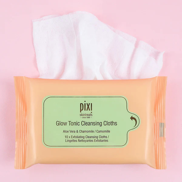 Glow Tonic Cleansing Cloths | Pixi Beauty