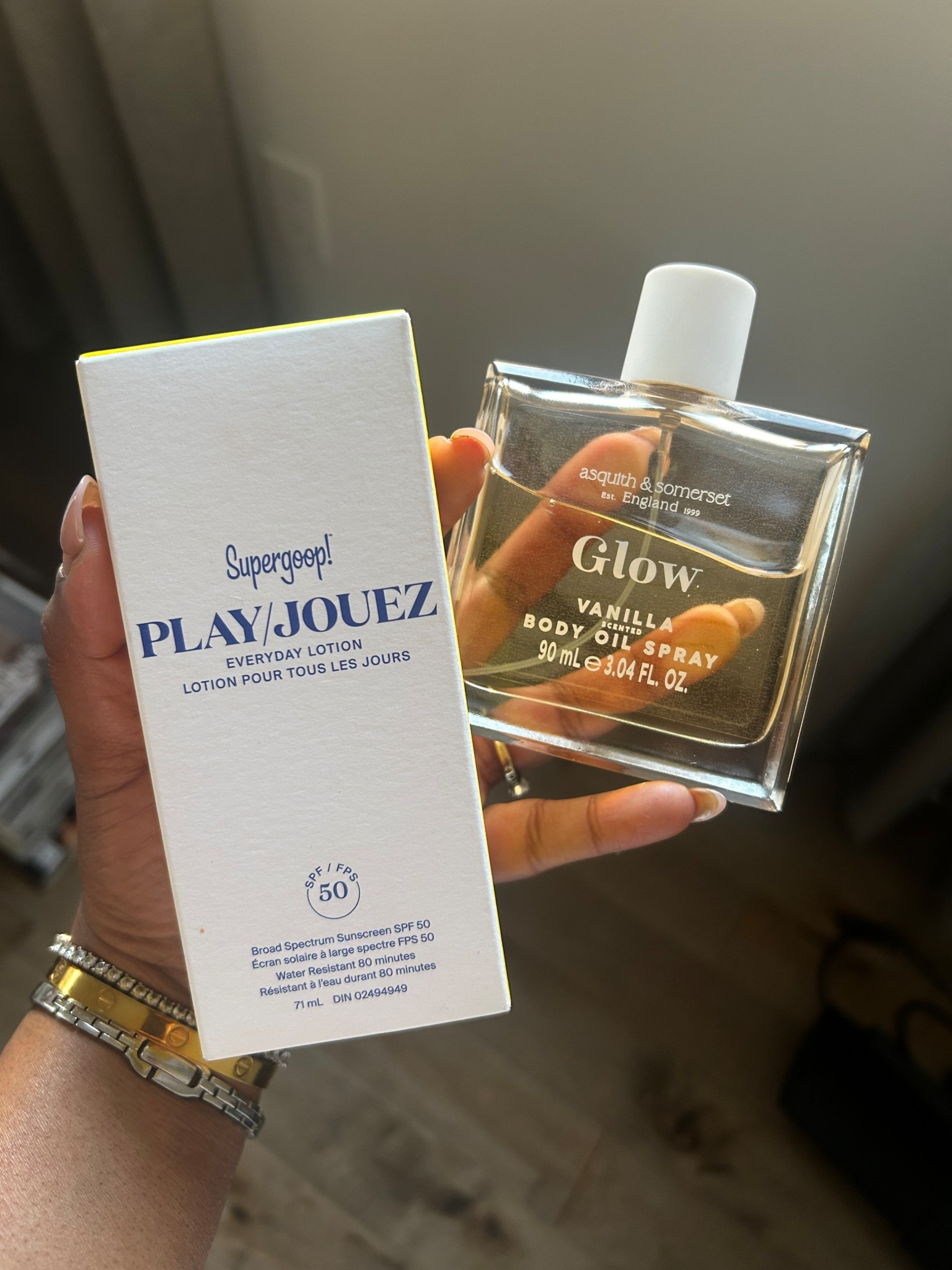 Summer Must haves 
SPF 50 
Body Oil 

#LTKSeasonal #LTKFindsUnder50 #LTKSummerEdit