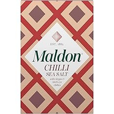 Maldon Chilli Sea Salt Flakes, Blended with Aleppo & Bird’s Eye Chillies - Take Simple Dishes t... | Amazon (US)