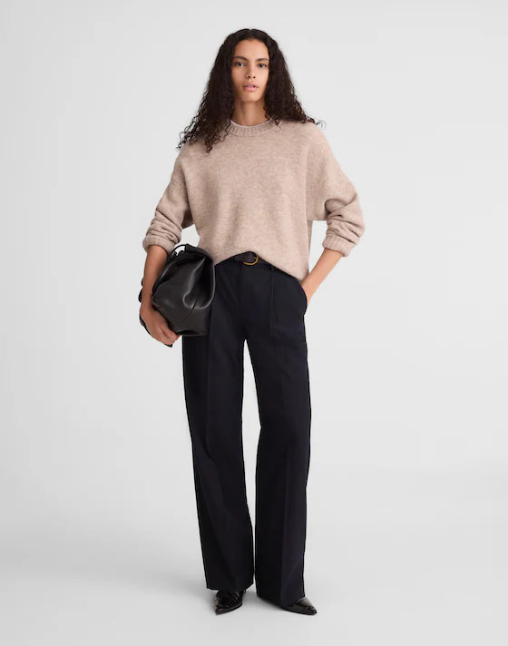 CloudSoft Drop-Shoulder Crewneck Sweater | Madewell