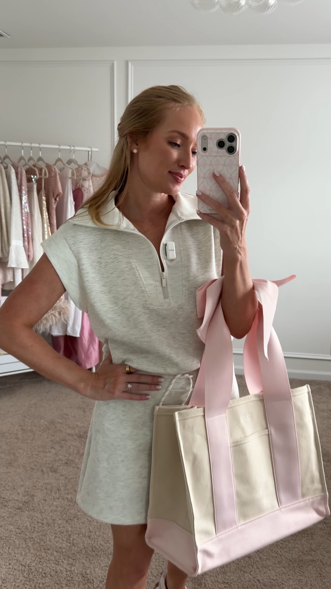 Cute athleisure set from Target! Wearing a size small and it’s nursing friendly. 

Use code strawberrychicxo for 20% off at case-mate. They make such cute totes!

#LTKootd