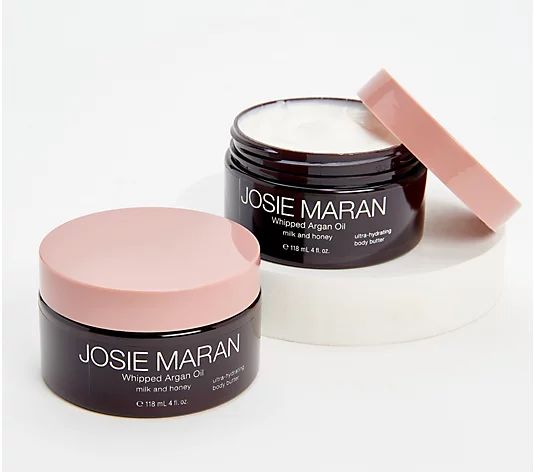 Josie Maran 4 oz. Body Butter Duo - QVC.com | QVC