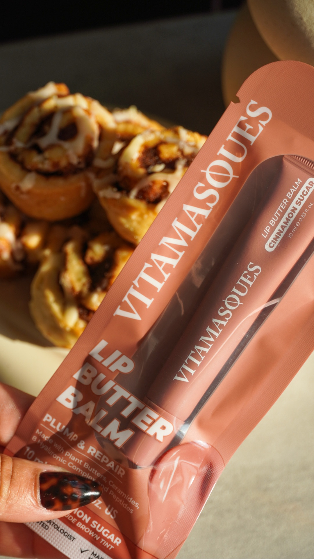 So yummy try @vitamasque new cinnamon sugar lip butter balm #ltkbeauty 