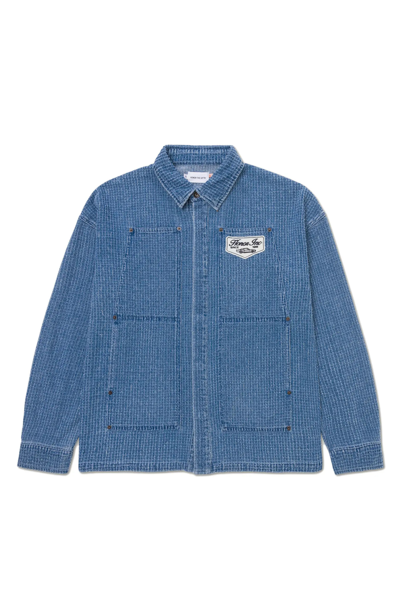 HONOR THE GIFT Honor Inc Mixed Stripe Cover Overshirt | Nordstrom | Nordstrom