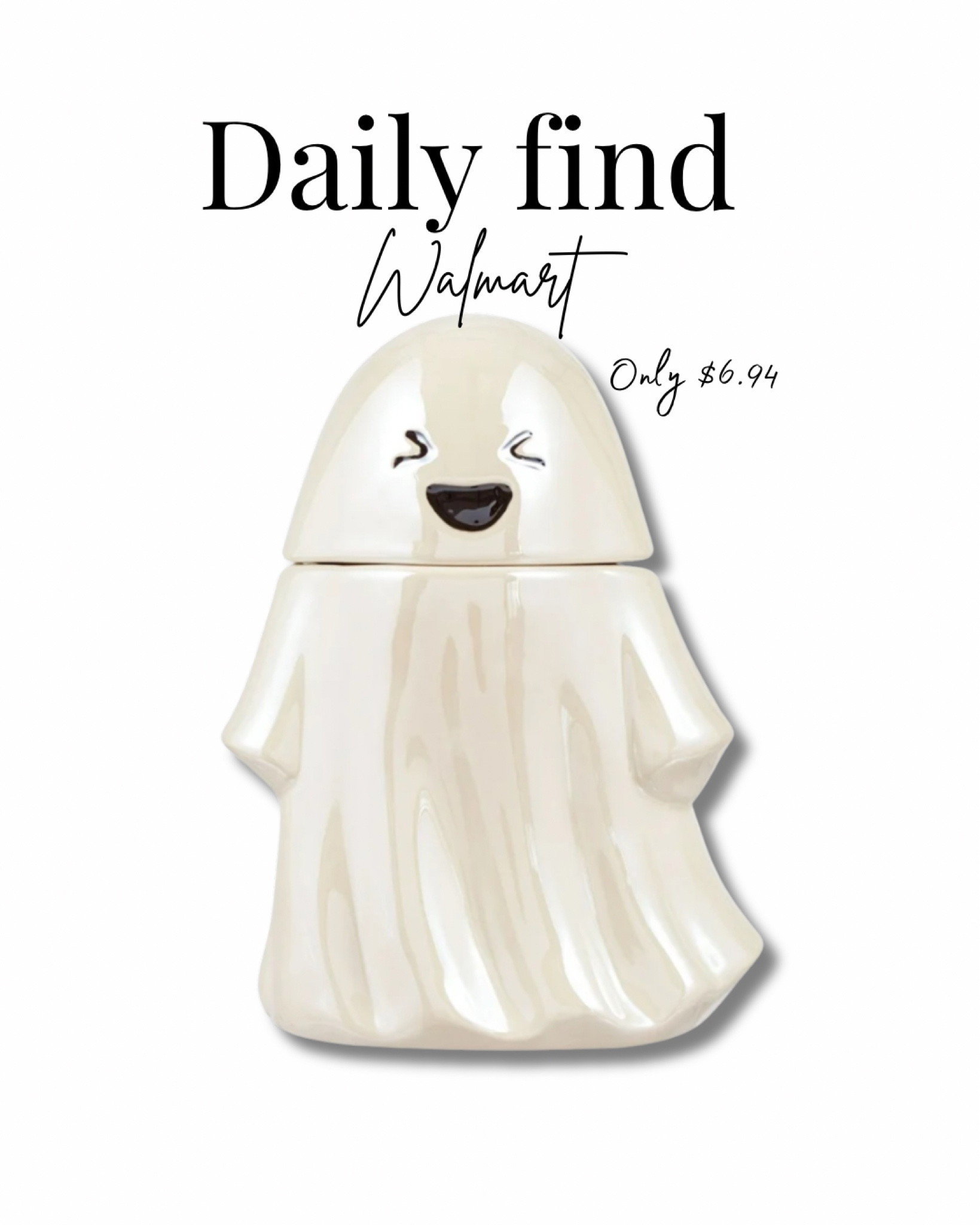 Daily find from Walmart. Ghost jar perfect for Halloween candies and is only for $6.94





#LTKHome #LTKFindsUnder50 #LTKSeasonal