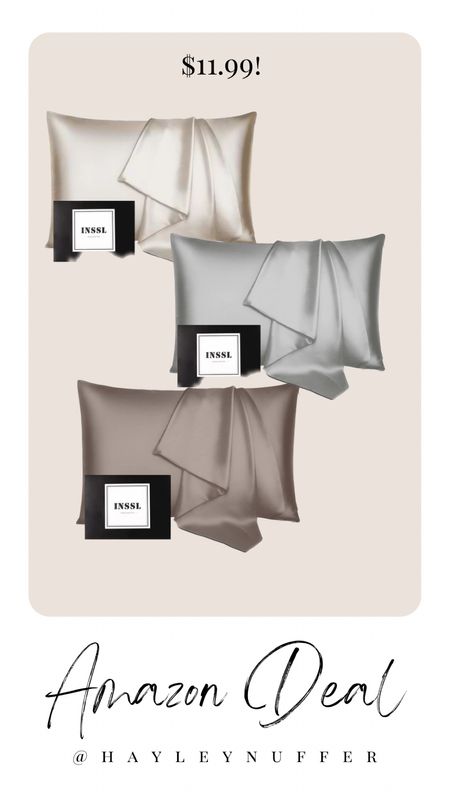 If you’re not sleeping on a silk pillowcase, you should be!

It helps reduce wrinkles on the delicate skin on your face, as well as keep hair from getting mechanical breakage, and extra frizz!

This deal is too good to pass up!

This would make an amazing gift for anyone as well!

#LTKhome #LTKGiftGuide #LTKCyberweek
