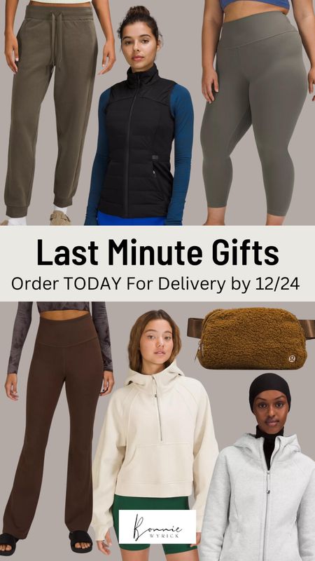 Last minute gifts that arrive by Christmas! Order TODAY for delivery by 12/24. Don’t wait! 🎁 Last Minute Gifts | Arrival By Christmas | Gift Guide For Her | Flare Leggings | Scuba Half Zip | Leggings | Joggers

#LTKGiftGuide #LTKHoliday #LTKFind
