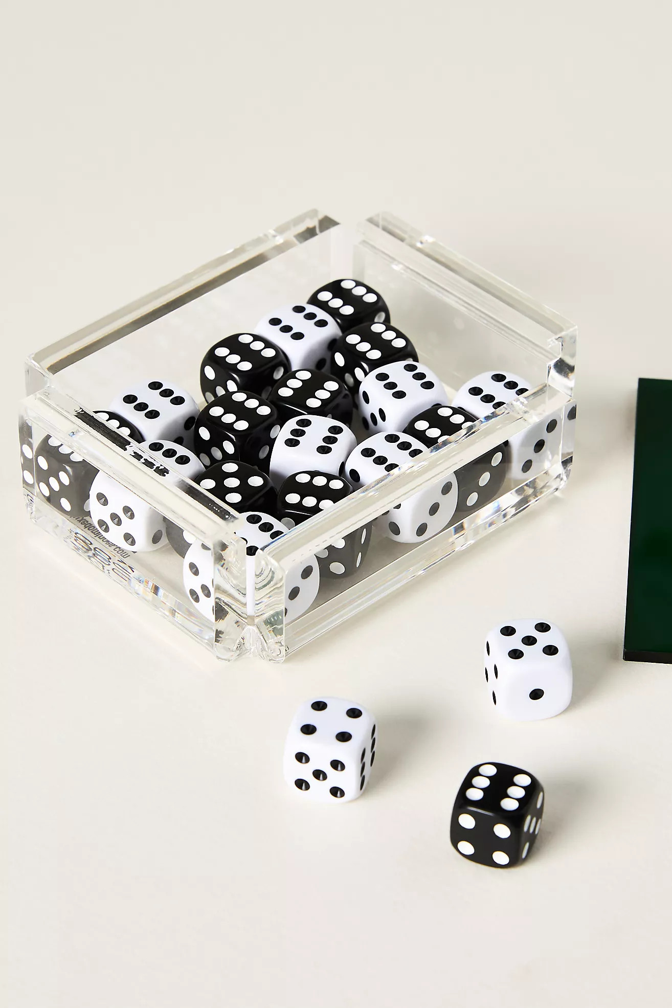 Luxe Dominoes El Dadito 20 Dice Game Set | Anthropologie (US)