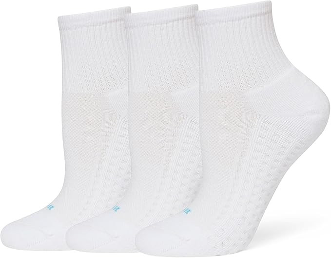 HUE Women's Air Sport 3 Pair Pack Mini Crew Socks | Amazon (US)