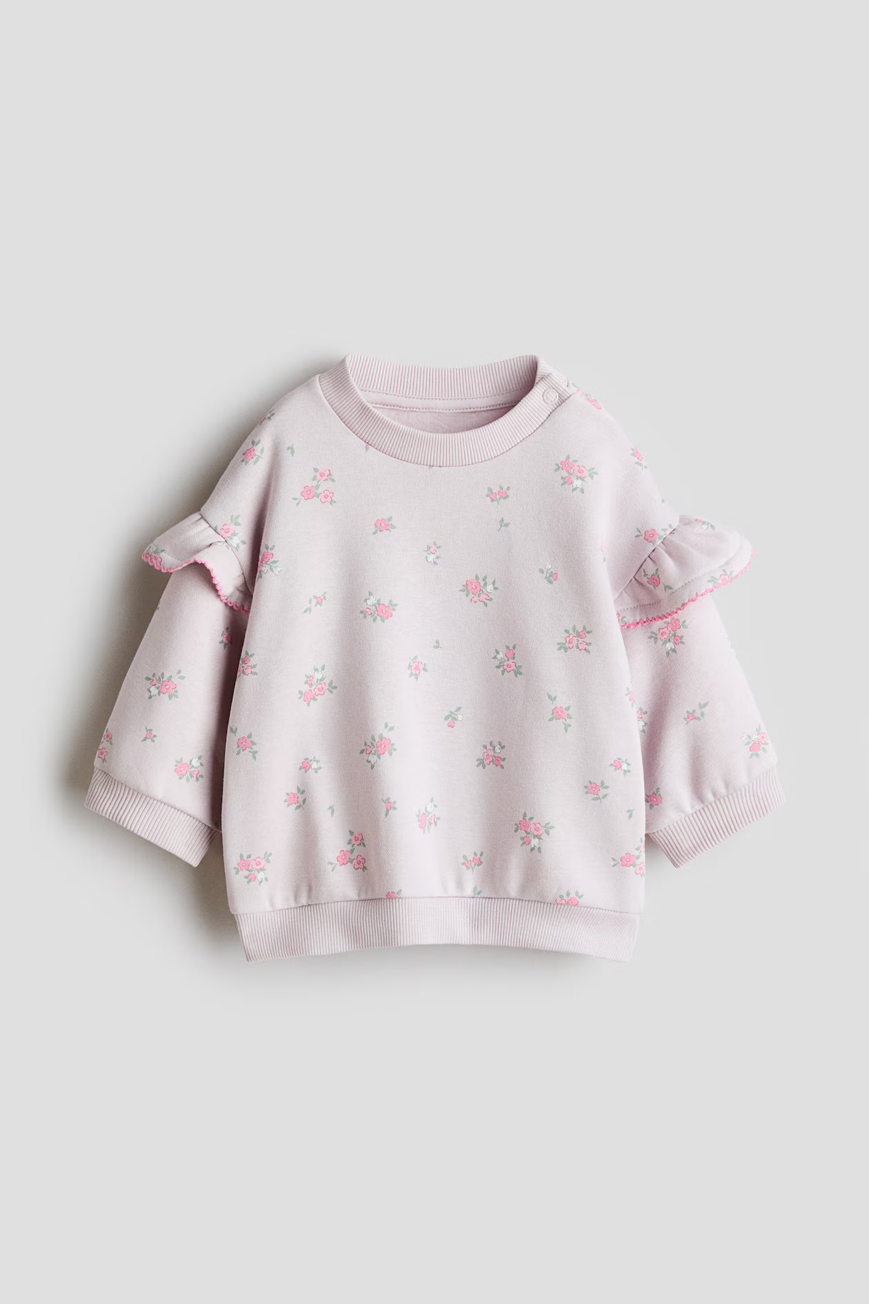 Ruffle-Detail Sweatshirt | H&M (US + CA)