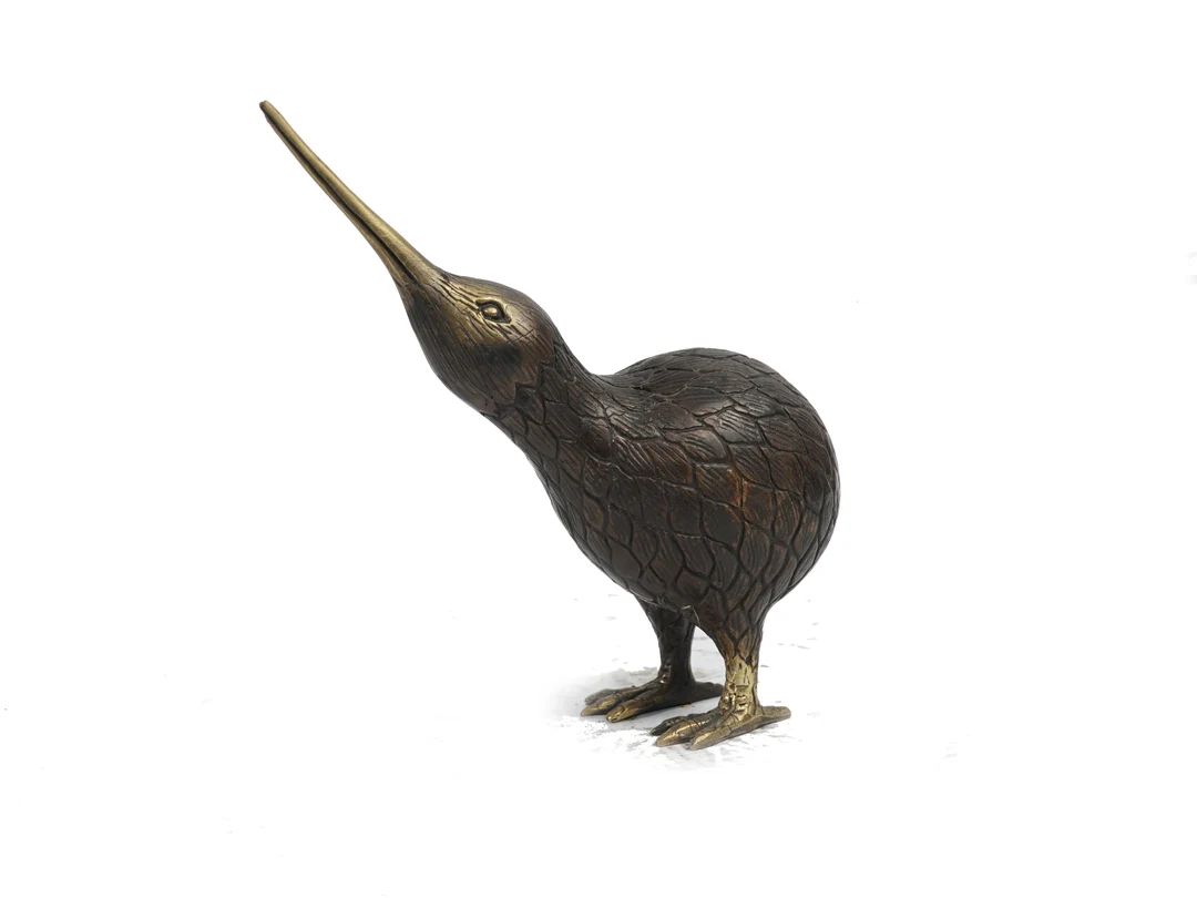 Kiwi Bird Bronze Statue, Kiwi Bird Figure, Bird Statue, Kiwi Miniature, Kiwi Ornament, Housewarmi... | Etsy (US)