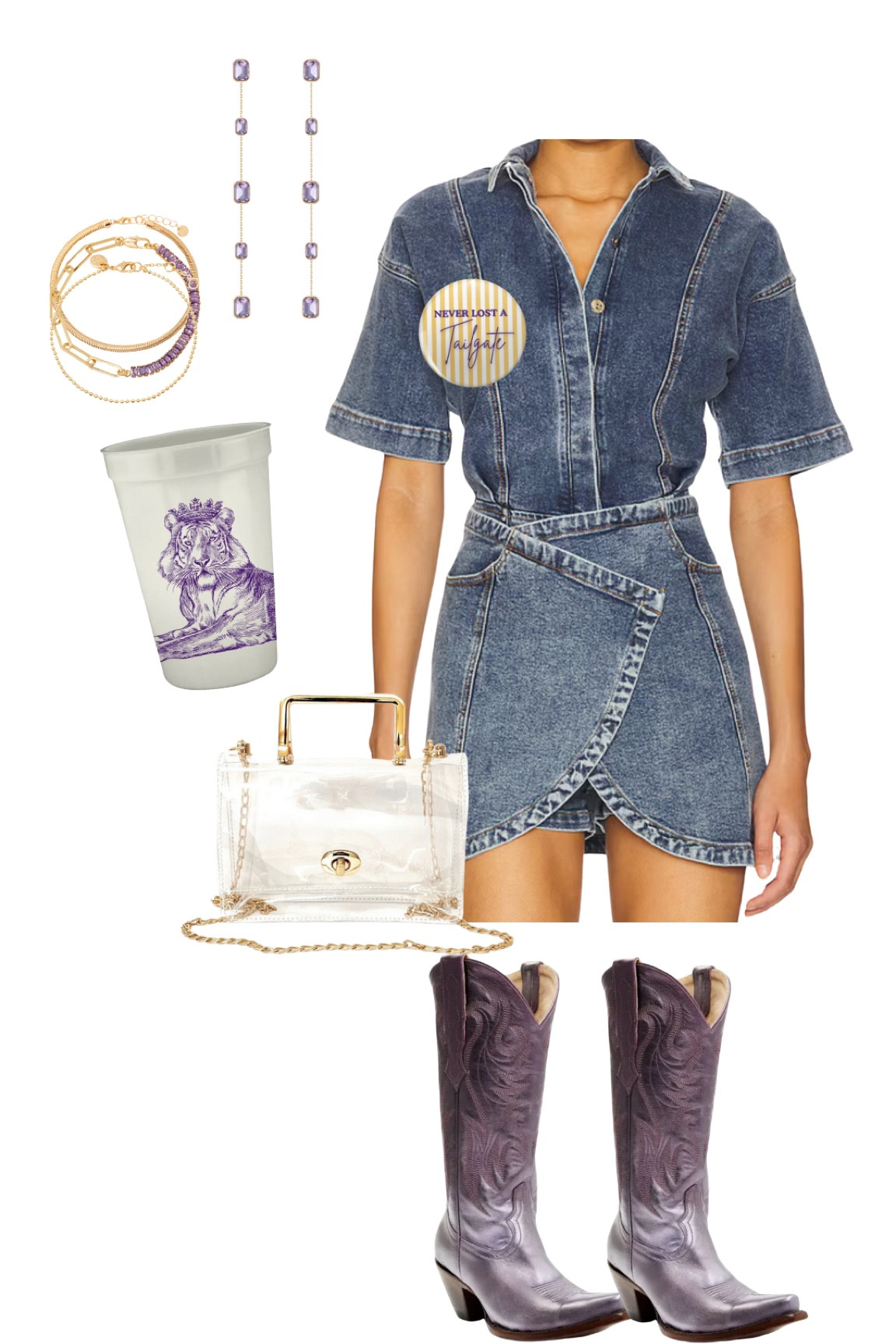 lsu gameday outfit inspo! 

#LTKStyleTip #LTKFindsUnder100 #LTKSeasonal