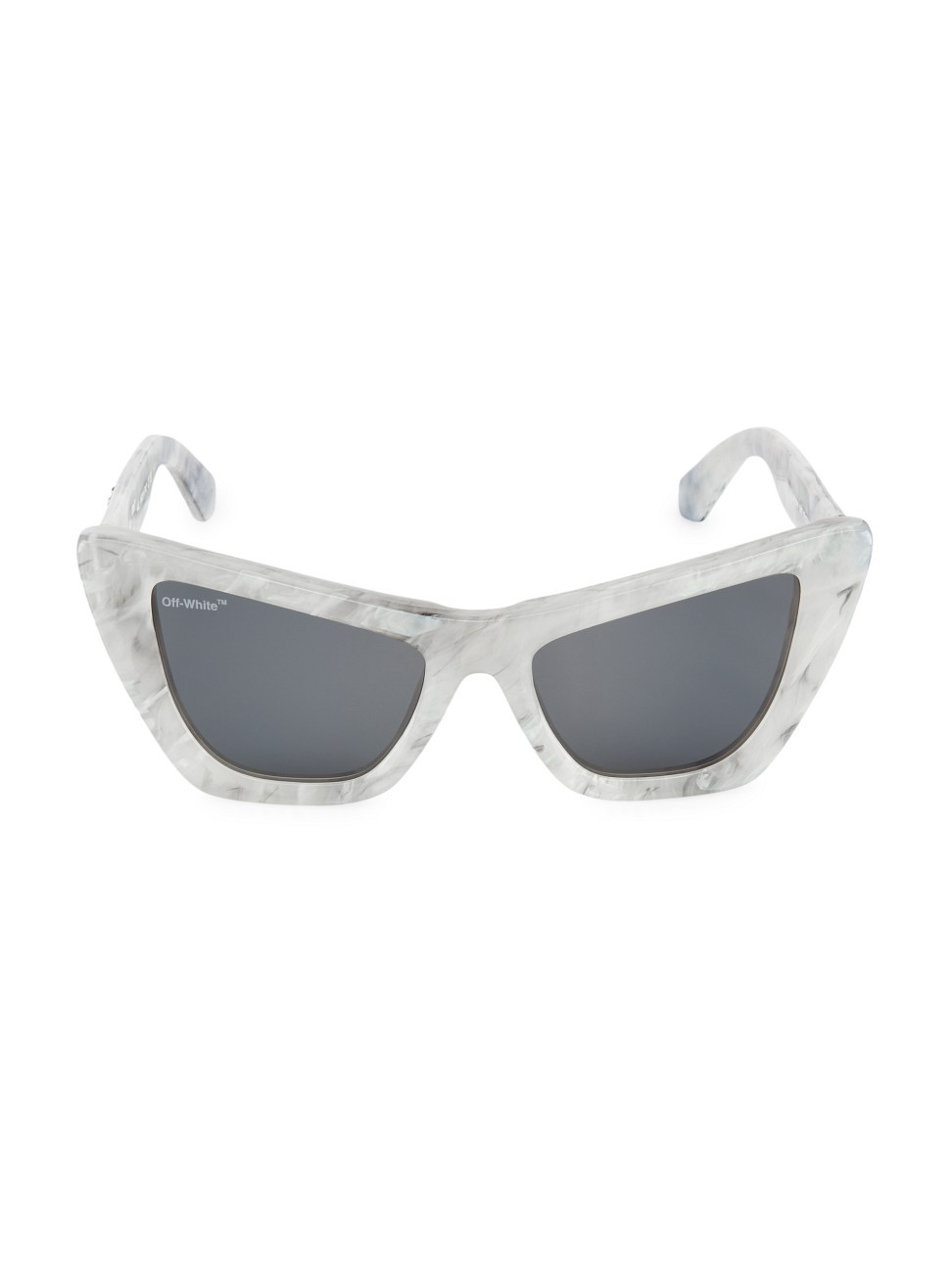 Men's Edvard 57MM Cat-Eye Sunglasses - Marble Grey | Saks Fifth Avenue
